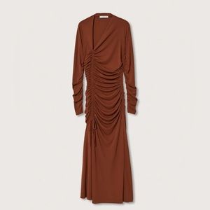 NWT Mango Cut-out Ruched Dress / Sold out everywhere